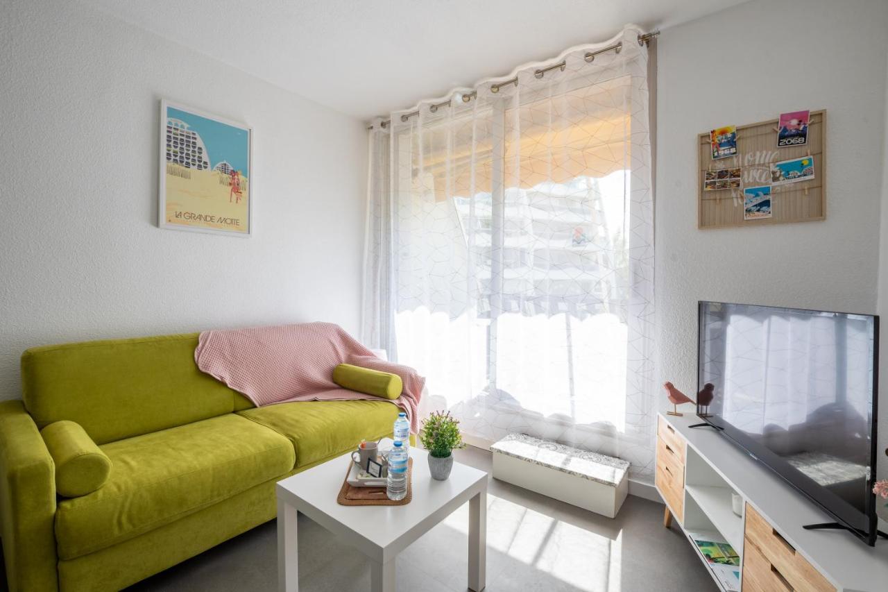 Studio Vasco / Confortable / Lumineux / Parking Prive ลา กร็องเดอ-ม็อต ภายนอก รูปภาพ